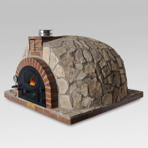 каменная дровяная печь