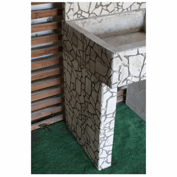 Fregadero Modular de Piedra Artificial para Jardín Modelo RF-314